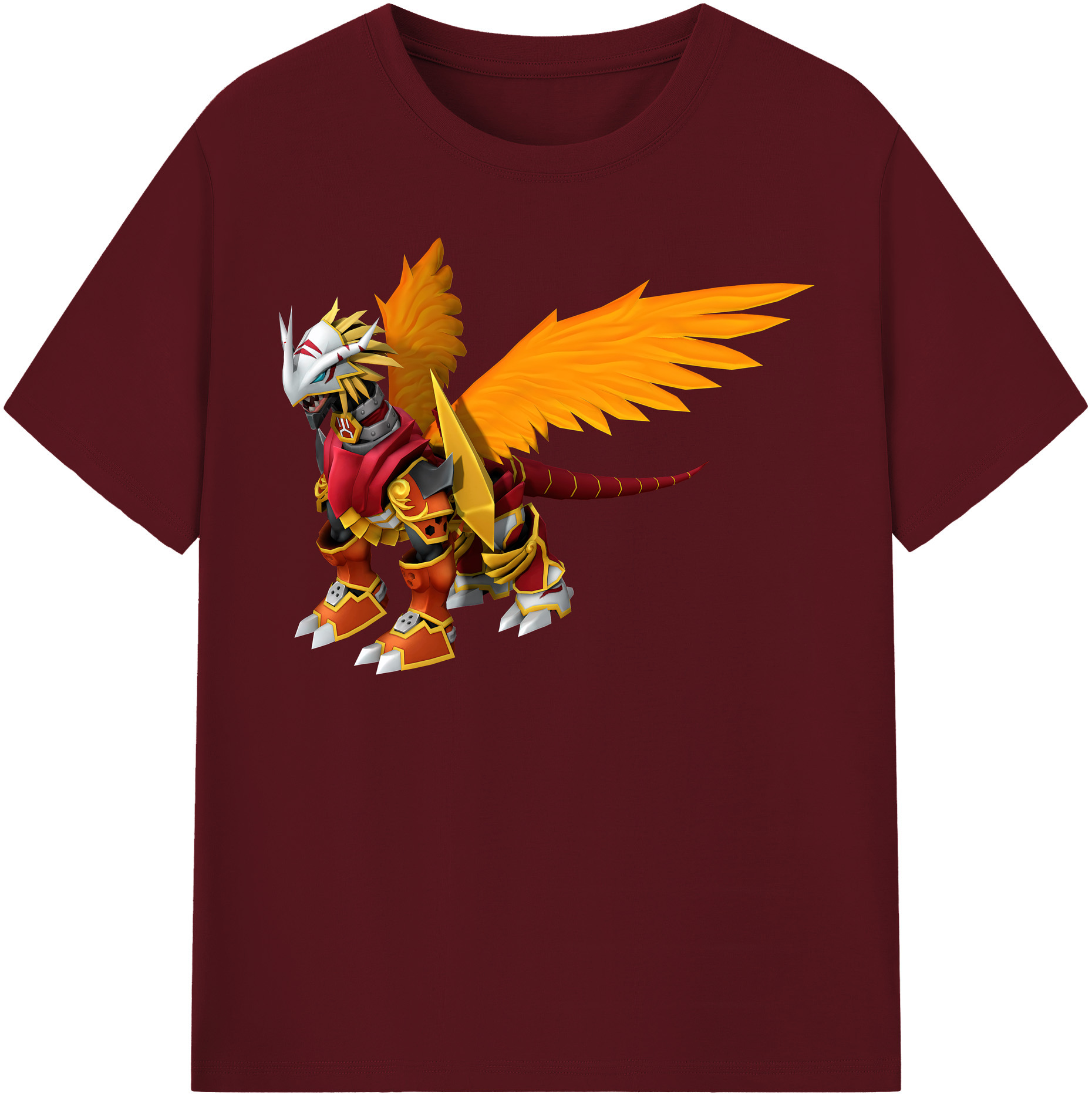 （画像用） Digimon デジタルモンスター/デジモン 綿100％半袖Tシャツ（フロントプリント）
